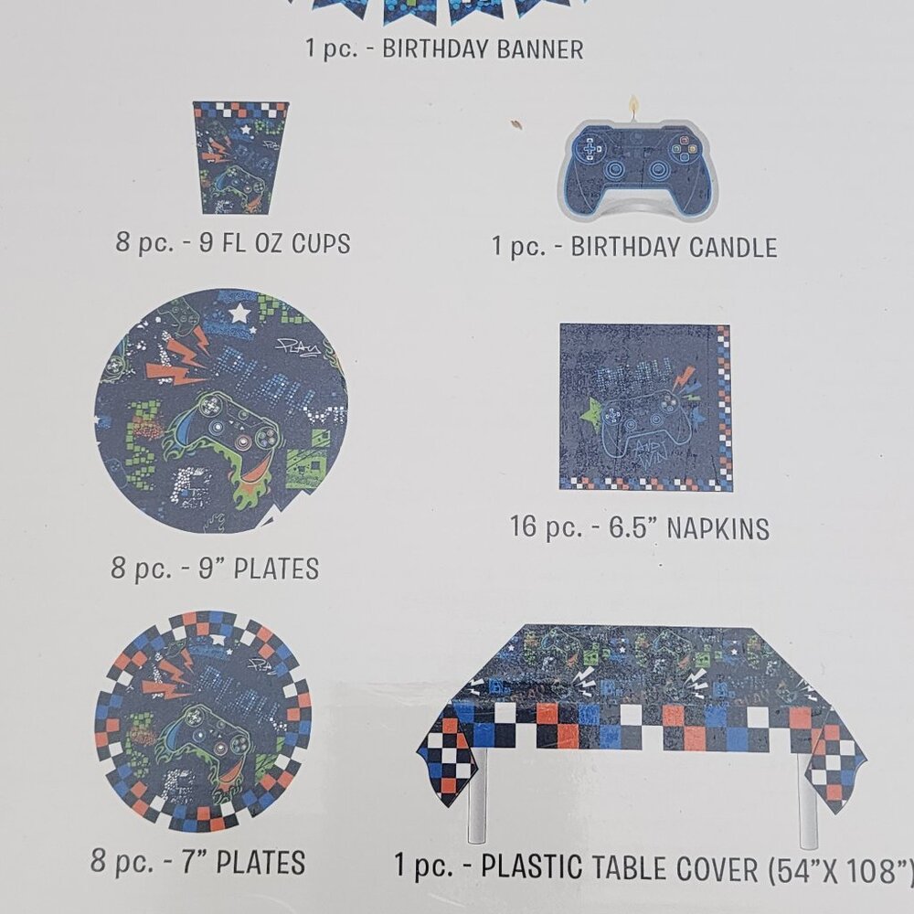 NEW IN BOX PARTY IN A BOX VIDEO GAME THEME